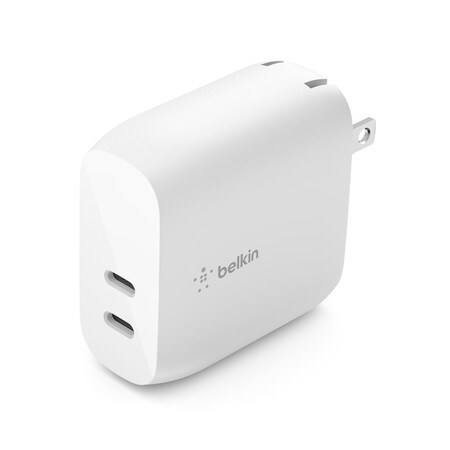 Dual USB-C PD Wall Charger 40W White