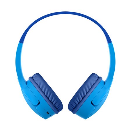 SoundForm Mini Wireless On-Ear Headphones for Kids Blue