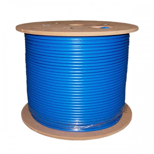Cat5e Network Cable 1000FT (50% Pure Copper), Blue