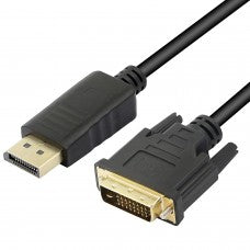 Displayport to DVI (24+1) Cable M/M 6FT