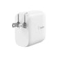 Dual USB-C PD Wall Charger 40W White