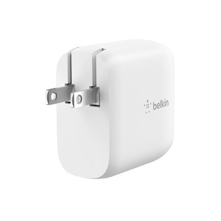 Dual USB-C PD Wall Charger 40W White