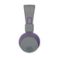 JBuddies Studio Bluetooth Wireless Kids Headphones Grey/Purple