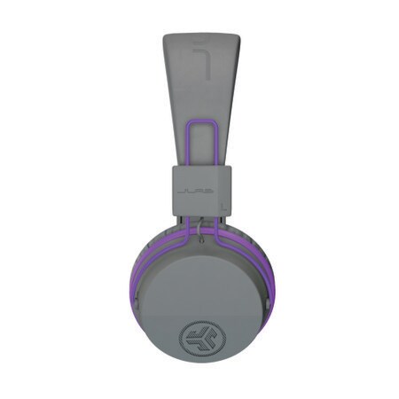 JBuddies Studio Bluetooth Wireless Kids Headphones Grey/Purple