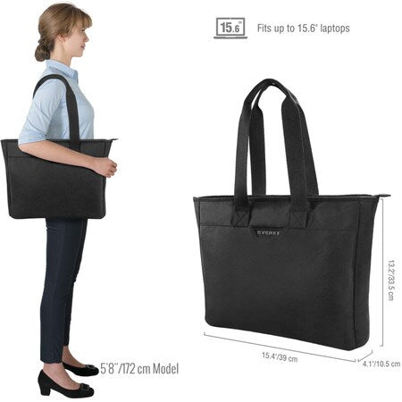 Business Women’s Slim Laptop Tote Black