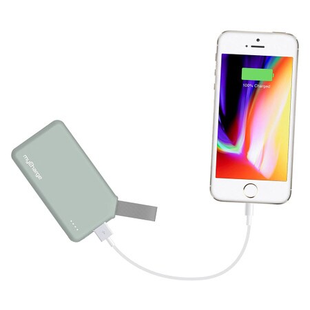 Go Mini Powerbank with Fabric Loop 2600 mAh Green