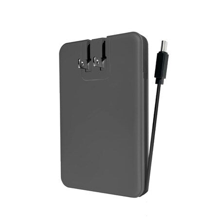 Power & Plug 5K mAh Power Bank Grey