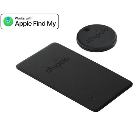 Spot BUNDLE (Works with the Apple Find My Network) (Card Spot and One Spot) Black