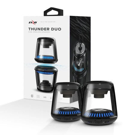 Thunder Duo TWS Wireless Bluetooth Speaker Black