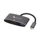 3-in-1 USB-C Adapter with USB-A HDMI and USB-C Ports Black