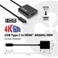 USB-C 3.1 Gen 1 to HDMI 2.0 4K60HZ HDR Active Adapter Black