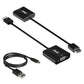 HDMI 1.4 TO VGA Active Adapter with Audio Male/Female Black