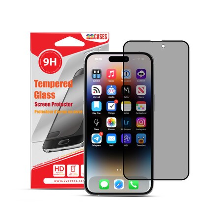 Privacy Tempered Glass Screen Protector for iPhone 15 Pro Max