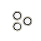 Aluminum Ring Lens Protector Set In Stone Gold for iPhone 15 Pro Max/15 Pro