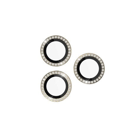 Aluminum Ring Lens Protector Set In Stone Gold for iPhone 15 Pro Max/15 Pro