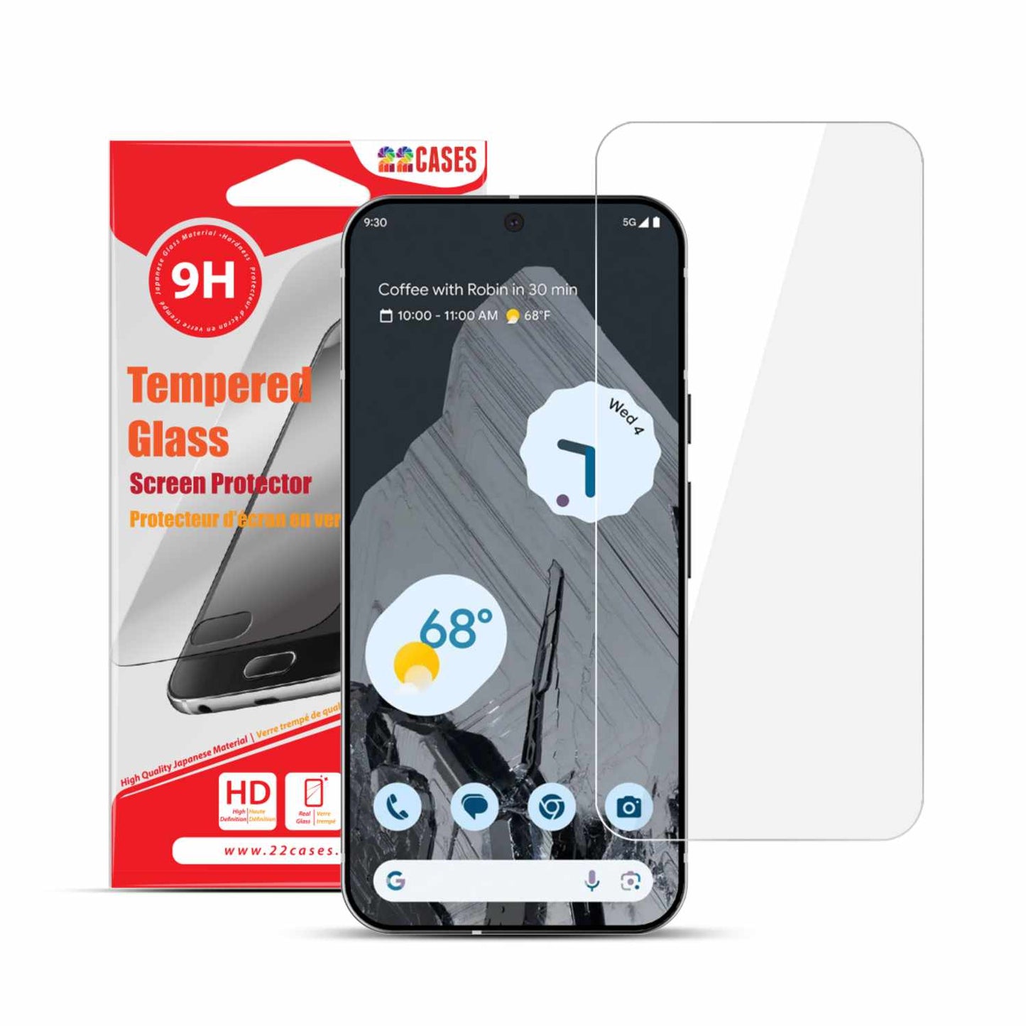 Tempered Glass Screen Protector for Google Pixel 9