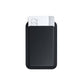 Vegan Leather Magnetic MagSafe Wallet Stand Black