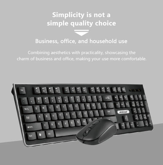 Keyboard and Mouse Wireless Combo