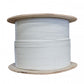 Cat5e Network Cable 1000FT box CMR/FT4 Solid Copper - White