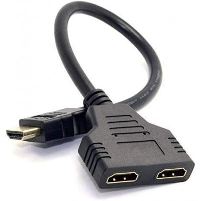 HDMI Y Cable 1M/2F 1 in 2 out HDMI splitter cable adapter