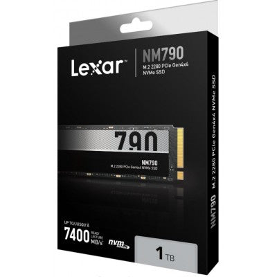 Lexar NM790 1TB M.2 2280 PCIe Gen.4×4 NVMe2.0 Ver SSD (R:7400/W:6500)