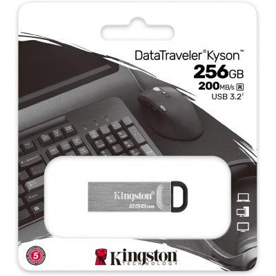 Kingston USB 3.2 Flash Drive DTKN/256GB (Metal)