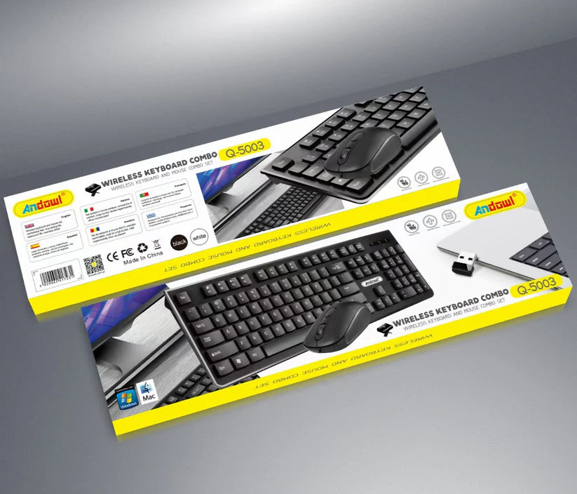 Keyboard and Mouse Wireless Combo