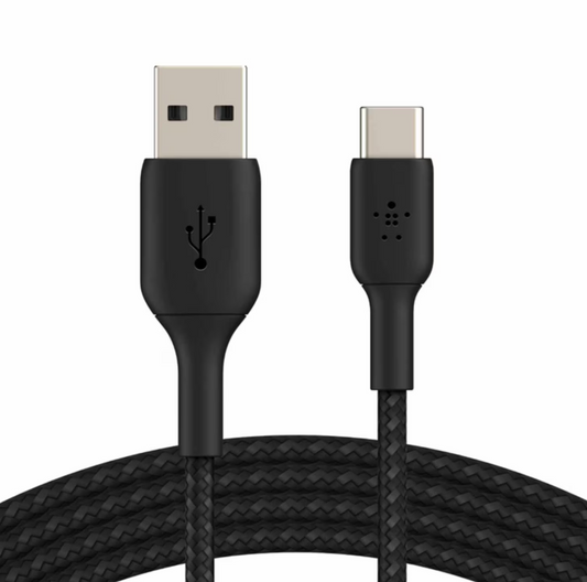 BoostCharge USB-C to USB-A 1M Cable Black