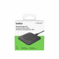 15W EasyAlign Wireless Pad Black