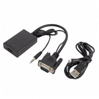 VGA to HDMI cable adapter with audio M/F